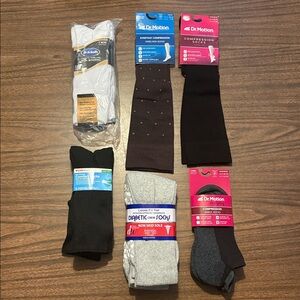 NEW 12 Pairs of New Socks Diabetic Compression Non Binding Unisex